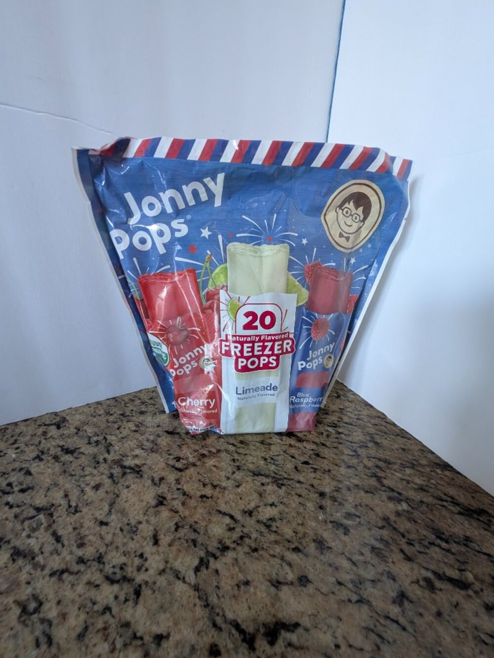 Jonny Pops Limeade Frezzer Pops - 20 Count